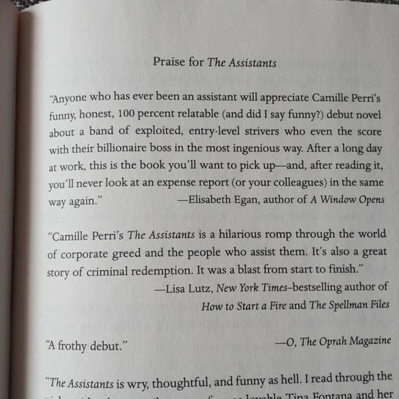 The Assistants by Camille Perri Paperback - Picture 5 of 14